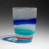 Gino Cenedese, Pulegoso vase, c. 1960, internally-decorated pulegoso glass