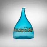 Vase with spout by Gino Vistosi, c. 1962, internally decorated glass with fused murrine, sold Jun 2025