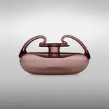 Fratelli Toso, Soffiato vase, model 4368, c. 1923, soffiato glass with applied handles