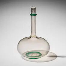 Soffiato vase, model 1785 by Vittorio Zecchin, 1921, soffiato glass with applied details, sold Jun 2025