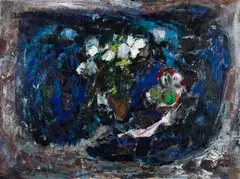 Anne Redpath Obe Rsa Ara Lld Arws Roi Rba, The White Begonia, oil on canvas