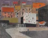 St. Monans by David McClure Rsa Rsw Rgi, oil on board, offered Apr 2017
