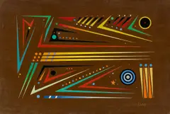 Ohne Titel by Yves Laloy, Um 1960, Öl auf Leinwand, sold Nov 2019