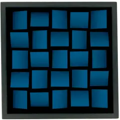 Klaus Staudt, Ohne Titel (MI IV / CB 602), 1969, Objektkasten: Holz, Acrylglas und Karton