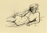 Karl Hofer, Liegende