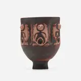 Edwin and Mary Scheier, Chalice form, 1995, glazed stoneware