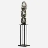 Miles Van Rensselaer, Figural Tower, 2000, bronze, glass, enameled iron