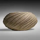 Sakiyama Takayuki, Vessel from the Chōto: Listening to the Waves series, 2006, stoneware with sand keiseki glaze