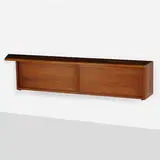 Hanging Wall cabinet by George Nakashima, 1958, American black walnut, sold Jan 2022