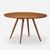attribution Gino Russo, Dining table, c. 1970, American black walnut