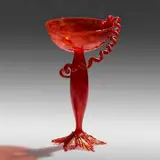 Venetian Goblet by Dale Chihuly, 1994, hand-blown glass with applied decoration, sold Jan 2022