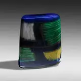Marisa and Alain Bégou, Tall vessel, c. 2000, hand-blown glass