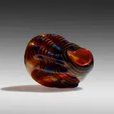 Cinnamon Macchia by Dale Chihuly, 2001, hand-blown glass, sold Jan 2022