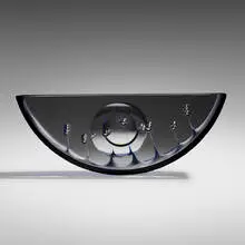 Steven Weinberg, Boat, c. 2005, cast and polished optical glass with controlled air bubbles
