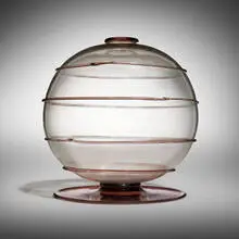 Carlo Scarpa, Rare Soffiato vase, model 5822, c. 1928, soffiato glass