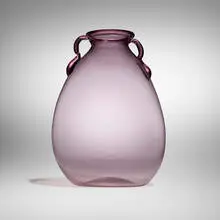 Soffiato vase, model 5086 by Vittorio Zecchin, 1921-23, soffiato glass with applied details, sold Jun 2025