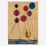 Alexander Calder, Balloons tapestry, 1974, hand-woven maguey fiber