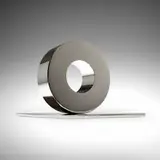 James Prestini, Untitled (391), c. 1970, nickel-plated aluminum