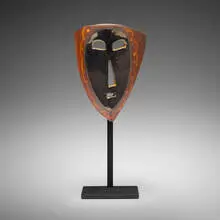 Accolay, Mask, c. 1960, glazed earthenware