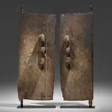 West Timor, Doors, pair, carved wood