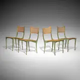 Dan Johnson, Gazelle dining chairs model 10B, set of four