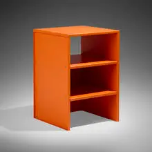 Donald Judd, No. 4 table, painted aluminum