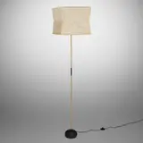Isamu Noguchi, Akari light sculpture, model BB3-40XP, washi paper, enameled cast iron, bamboo, enameled steel