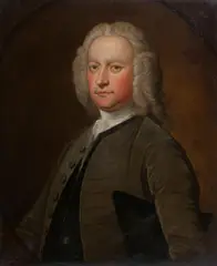 Bartholomew Dandridge, Portrait of a man in a lace cravat