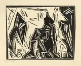 Lyonel Feininger, Dorfkirche, 1918, Holzschnitt auf Velin