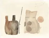 28. April 65.g. by Julius Heinrich Bissier, 1965, Aquarell auf Bütten, sold Dec 2022