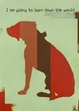 Johannes Wohnseifer, THE ANGRY BROWN DOG, 2006, Acryl und Lack auf Aluminium