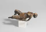 Gustav Seitz, Entwurf zur großen Danae, 1967, Bronze mit brauner Patina, auf Marmorsockel montiert. Höhe: 22,2 cm (ohne Sockel) (8 ¾ in. (ohne Sockel))