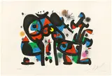 Magie blanche 1 by Joan Miró, 1981, Farblithographie auf Velin, sold Jun 2018
