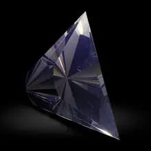 Christopher Ries, Point of View, 1994, cut, ground, and polished optical crystal