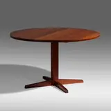 Pedestal table by George Nakashima, 1966, cherry, sold Jan 2022
