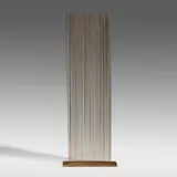 Val Bertoia, Gentle Curve of Sound, 2014, silicon bronze, brass