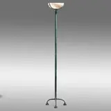 Louis Cane, Floor lamp, c. 2003, patinated bronze, alabaster