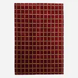 Contemporary, Medium pile carpet, hand-woven wool