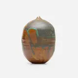 Toshiko Takaezu, Closed Form (with rattle), glazed earthenware