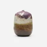 Toshiko Takaezu, Closed Form (with rattle), glazed porcelain
