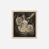 Wharton Esherick, I Would Kiss Thee (from The Song of Solomon), 1927, woodcut on paper