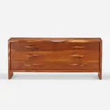 Robert Whitley, Cabinet, 1997, carved and sculpted walnut