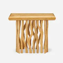 Robert Whitley, Forest table/bench, 2008, birdseye maple