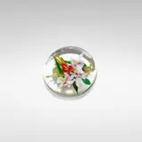 Paul Stankard, Experimental Orchid Bouquet paperweight