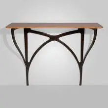 Ico Parisi, Wall-mounted console table, c. 1955, brazilian rosewood, ebonized walnut