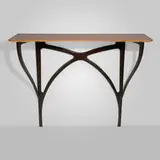 Ico Parisi, Wall-mounted console table, c. 1955, brazilian rosewood, ebonized walnut