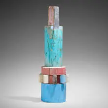 Roberto Burle Marx, Totem, c. 1975, painted wood