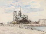 Paul Maze, The Île St-Louis, Paris
