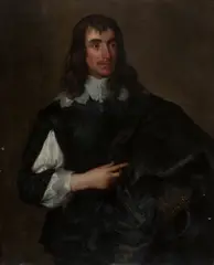 Dutch School, Half length portrait of a Nobleman