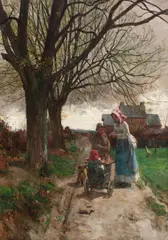 Returning home by Rsw David Fulton, sold Feb 2017